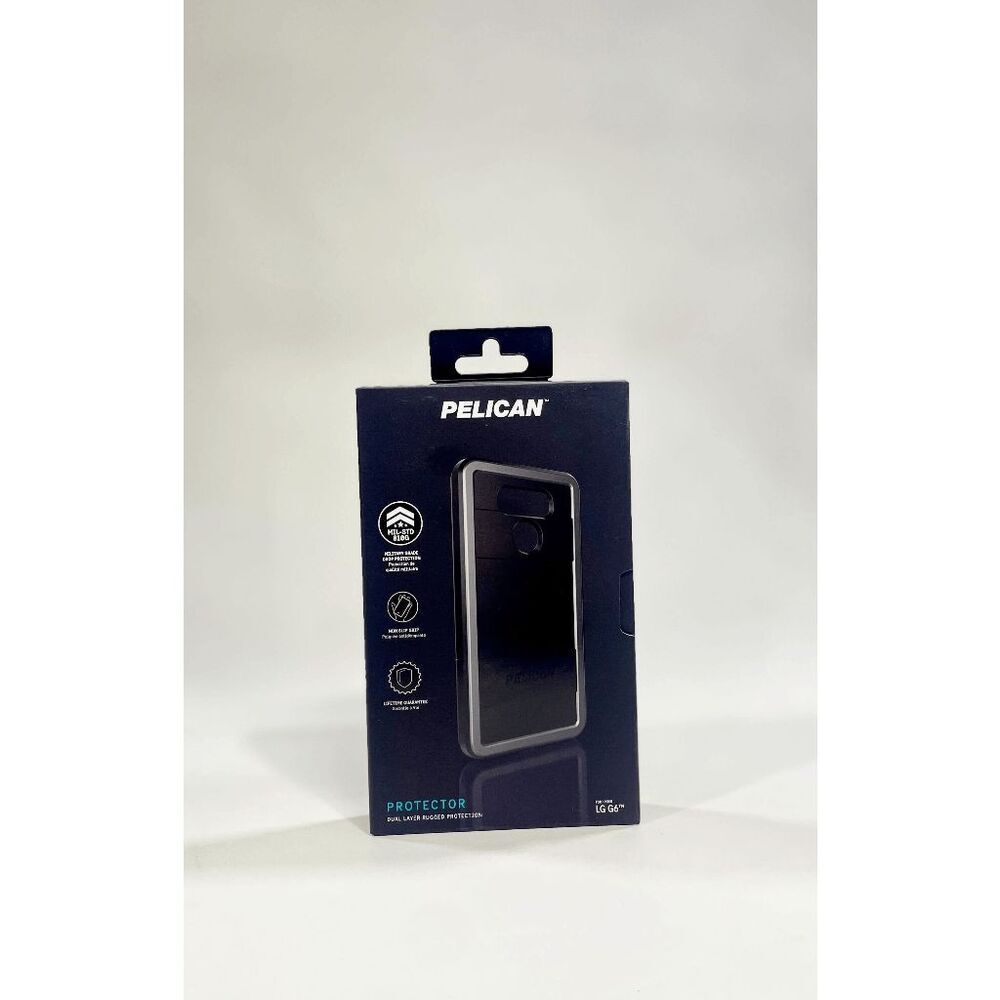 BIG BUNDLE Pelican Protector Case for LG G6 - Black /Grey
